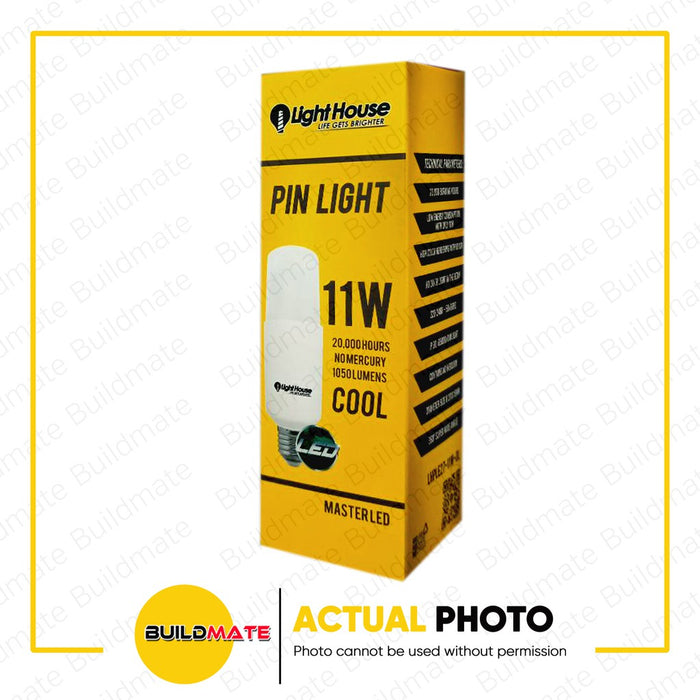 LIGHTHOUSE LED Pin Light 11W 6500K •BUILDMATE• PHLH