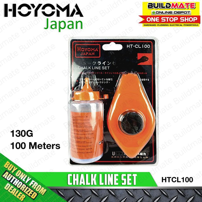 HOYOMA Chalk Line Set 100M HT-CL100 •BUILDMATE• HYMHT