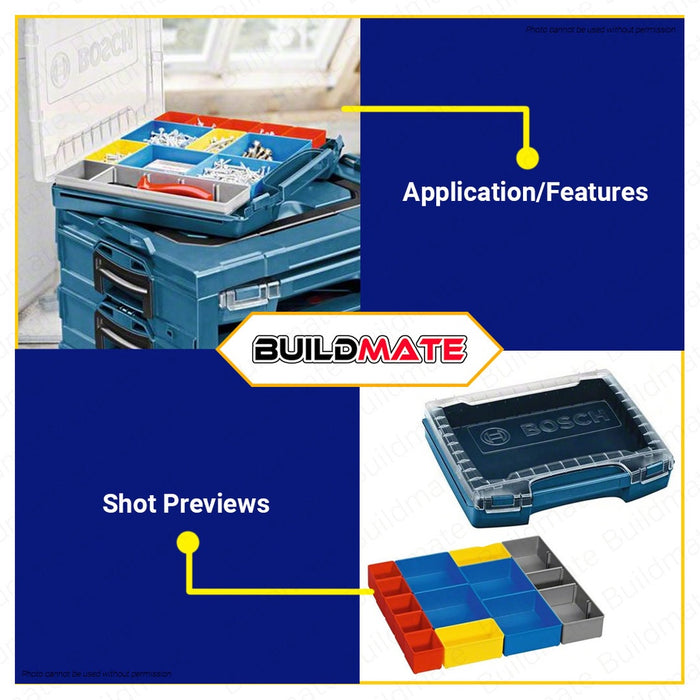BOSCH Professional Carrying Case Tool Box Organizer I-BOXX 53 Set 12 1600A001S7 •BUILDMATE• BLC