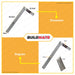 PROMAN GERMANY / HOYOMA JAPAN Aluminum Try Square 12" ATS12 100% ORIGINAL / AUTHENTIC •BUILDMATE•
