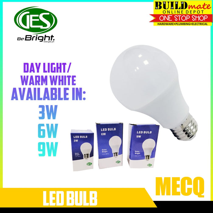 GES LED Bulb MECQ 3W / 6W / 9W