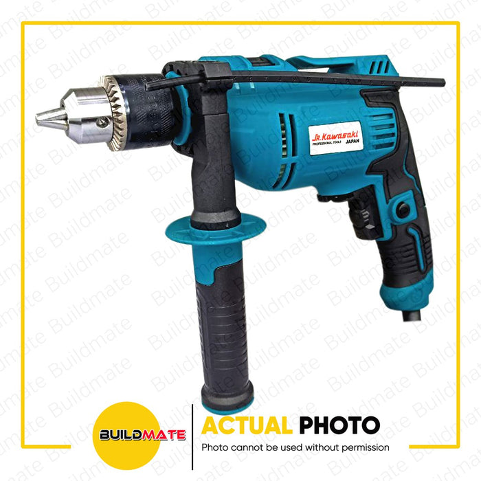 JR KAWASAKI Japan 750W Impact Hammer Drill Kit HP1630 + FREE GLOVES AND TAPE MEASURE •BUILDMATE
