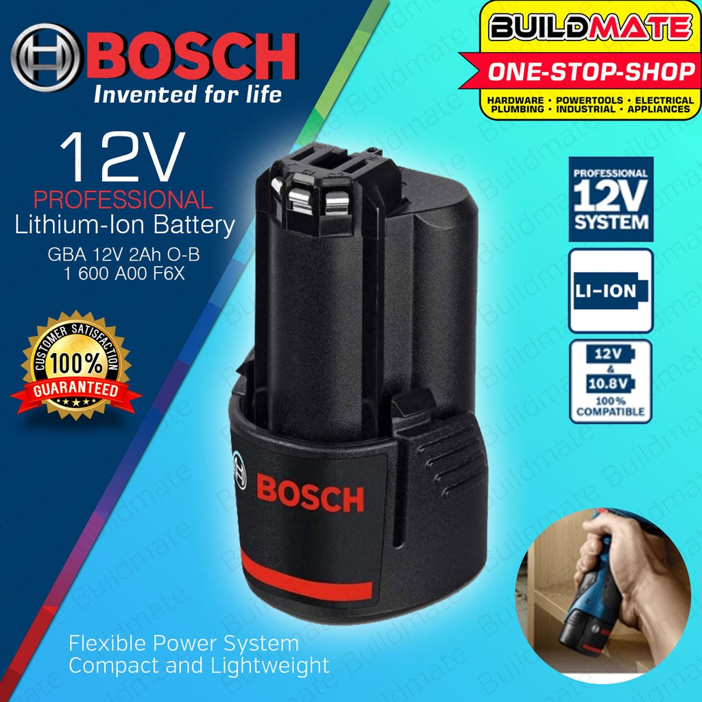 Bosch Professionals 12V Lithium Ion Li-Ion Freedom Battery Li-Ion  1600A00F6X •BUILDMATE• BLC