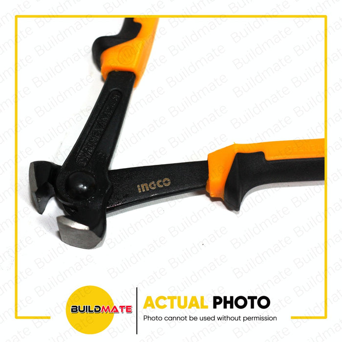 BUILDMATE Ingco End Cutting Pliers 6"-8" Inch Cr-V End Nipper for Carpentry, Electrical and Metal Work SOLD PER PIECE HECP28160 / HECP28200 - IHT