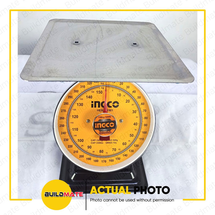 INGCO Spring Table Scale 150kg HESA51501 •BUILDMATE• IHT