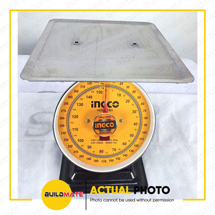 INGCO Spring Table Scale 150kg HESA51501 •BUILDMATE• IHT — Buildmate