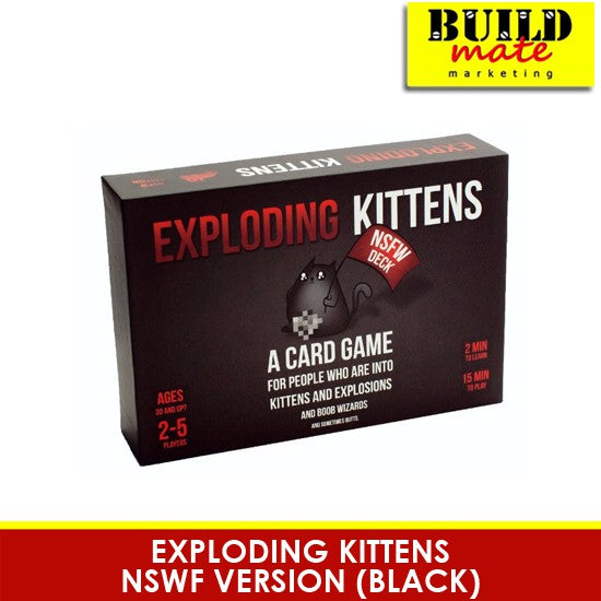 Exploding Kittens Black Exploding Kittens NSWF Version (Black) — Buildmate