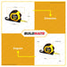 Hoteche Measuring Tapes Measure 3mx16mm HTC-280103 •BUILDMATE•
