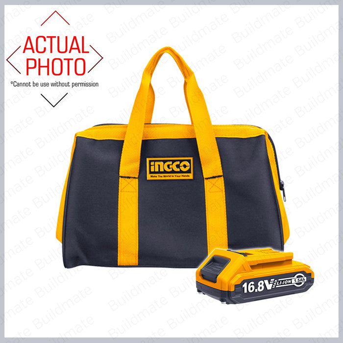 INGCO Lithium Ion Cordless Impact Drill 16.8V CIDLI1612 | 100% ORIGINAL & AUTHENTIC •BUILDMATE• ICPT