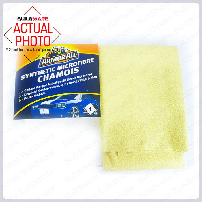 ARMOR ALL 3 SQ.FT Microfibre Synthetic Chamois Towel Cloth AA40004EN •BUILDMATE CAR CARE•