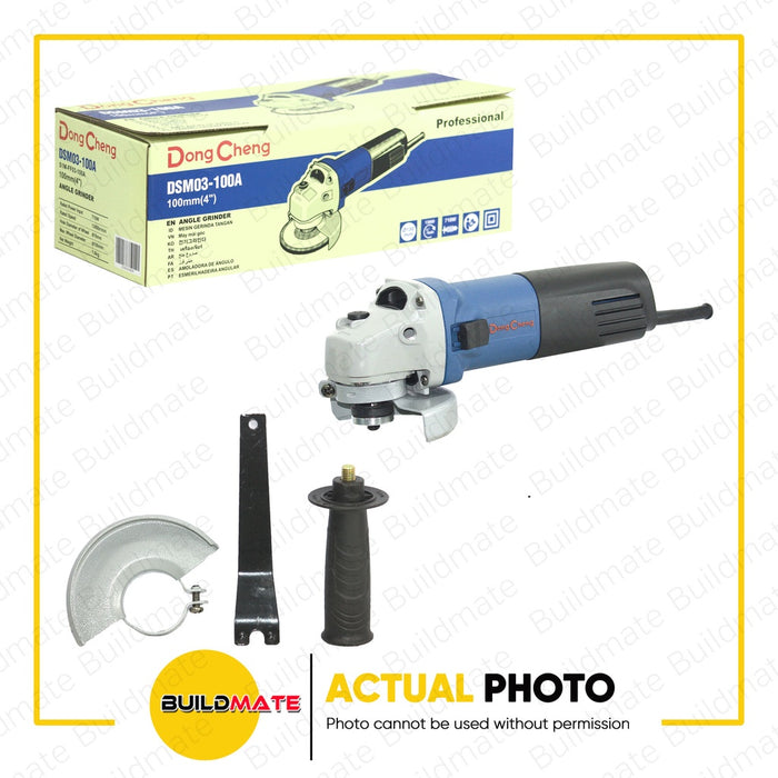 DONG CHENG Heavy Duty Side Angle Grinder 710W 100mm 4" DSM03-100A •BUILDMATE•