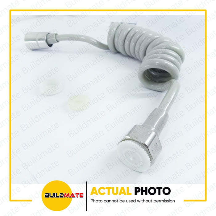 S.G.C. Stainless 304 Telescopic Spiral Spring Flexible Hose Shower Bidet S.G.C.-C15B •BUILDMATE•