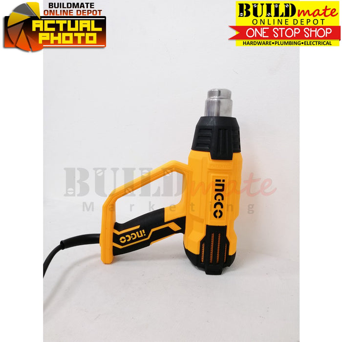 BUILDMATE Ingco Heat Gun 2000W Hot Air Shrink Gun Sealer Plastic Sealer Hot Blower HG200028 • IPT