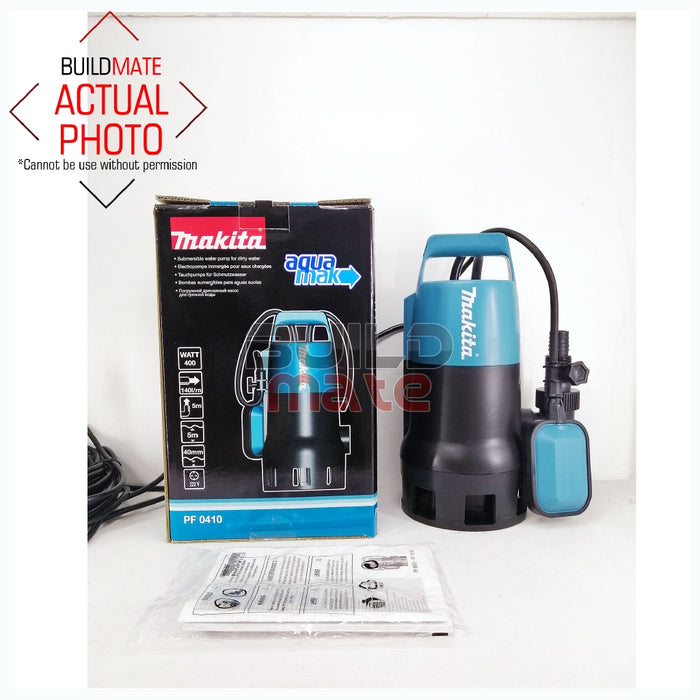 MAKITA Dirty Water Submersible Pump PF0410 •BUILDMATE•