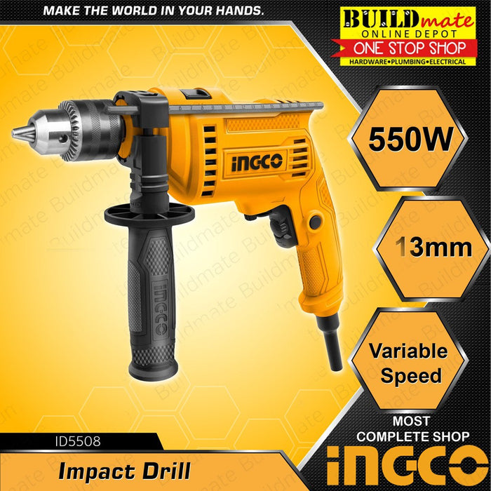 [COMBO G] INGCO Impact Drill + Circular Saw + Palm Sander + Router Trimmer + Jigsaw +FREE IPT