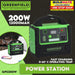 GREENFIELD Portable Power Station Inverter Supply Bank Generator 200W GPS200W •BUILDMATE•