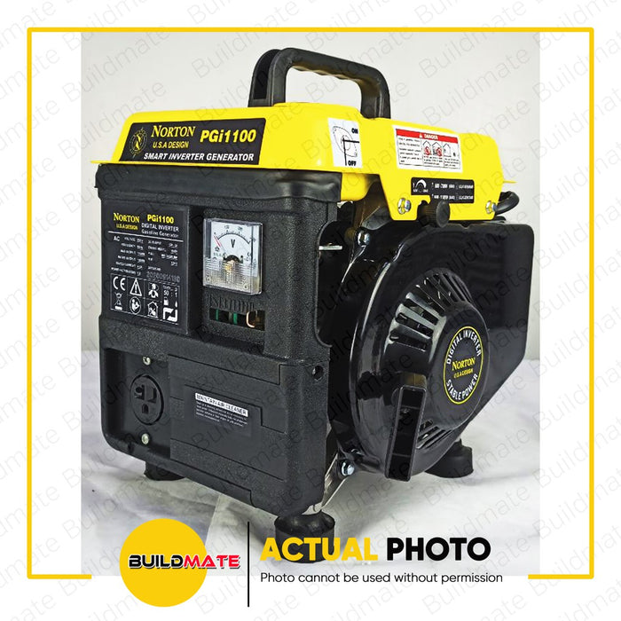 NORTON Inverter Generator Mix Gasoline 1100W 100% PURE COPPER PGi1100 •BUILDMATE•