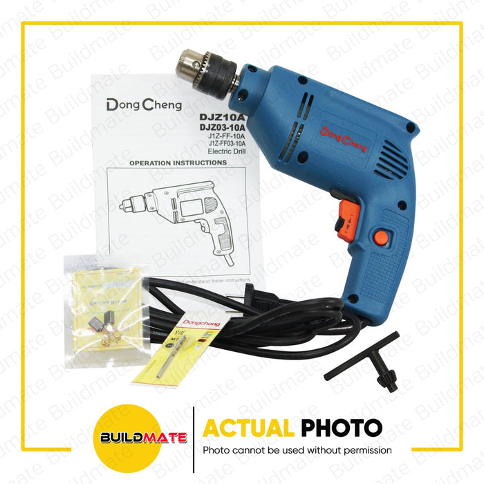 DONG CHENG Electric Drill 300W DJZ10A •BUILDMATE•