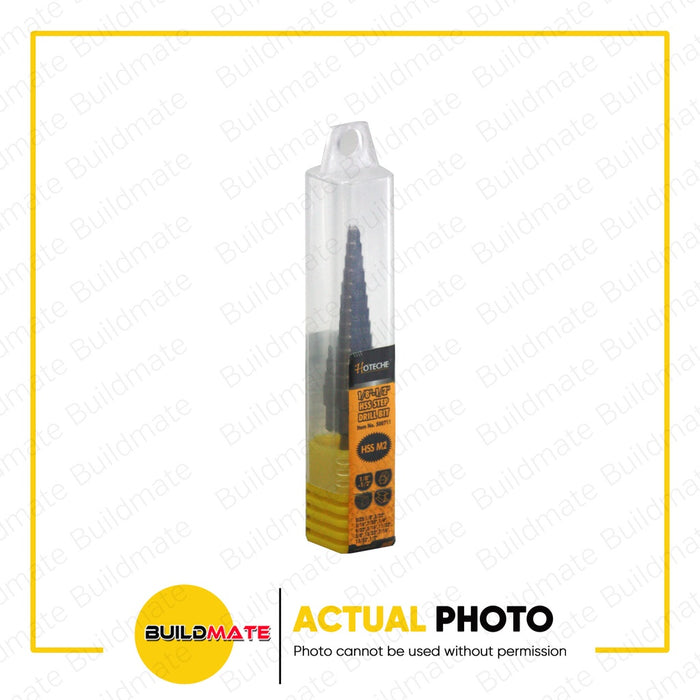 HOTECHE HSS Steel Plate Drill Bit 1/2" to 1/8" HTC-500711A •BUILDMATE•
