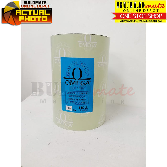 [WHOLESALE] (1ROLL) OMEGA Sand Paper Sandpaper WATERPROOF FLOOR SANDING •BUILDMATE•