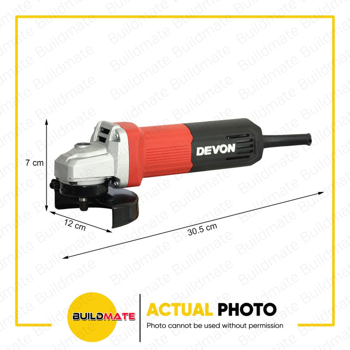 DEVON Industrial Angle Grinder Heavy Duty 710W 2852-7-100B •BUILDMATE•