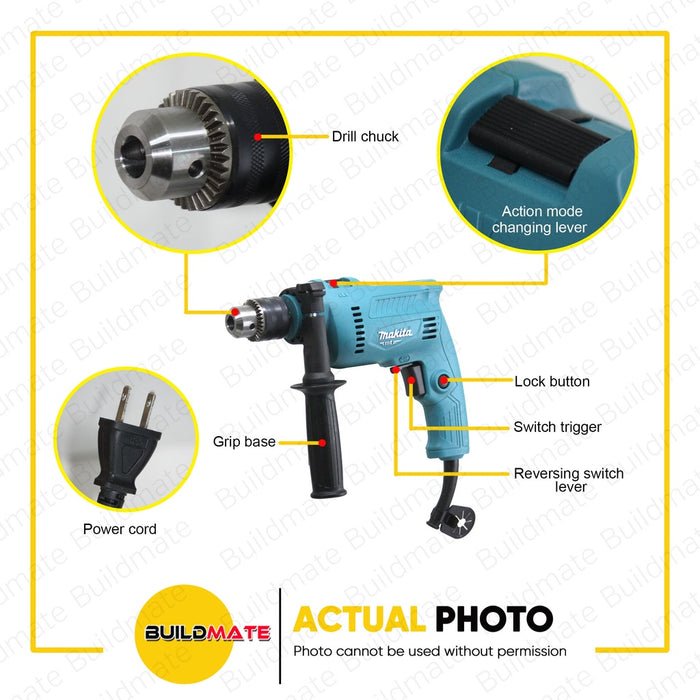 MAKITA Original Hammer Drill 500W M0801B •BUILDMATE• — Buildmate