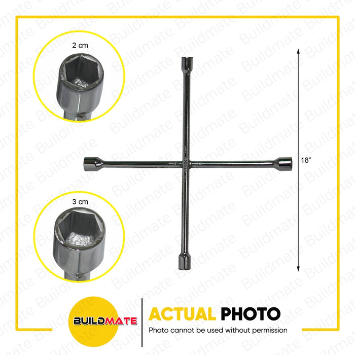 HOTECHE Cross Rim Wrench 18" HTC-191702 •BUILDMATE•