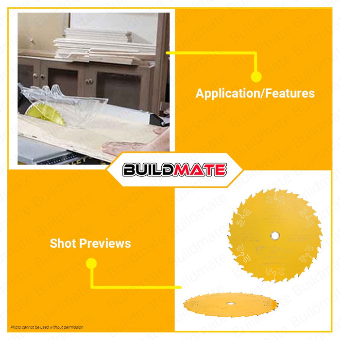 Lotus X1 Ripping Wood Saw Blade Diablo Style 10 Inch x 24T x 25.4mm Circular Saw L1024X •BUILDMATE•