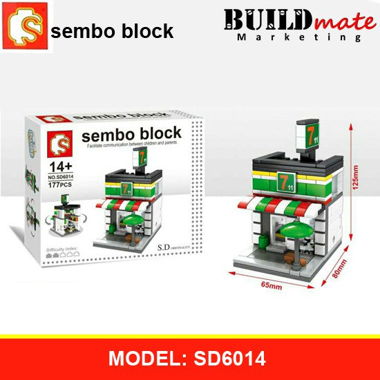Sembo Block Ruko Sembo Block Mini World — Buildmate