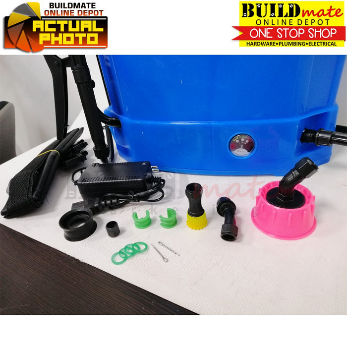 Hoyoma BLUE 2IN1 Knapsack Sprayer BATTERY & MANUAL 16L •NEW ARRIVAL!• •BUILDMATE• HYMHT