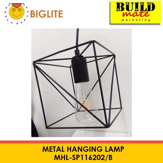 BIGLITE Metal Hanging Lamp MHL-SP116202/B •BUILDMATE•