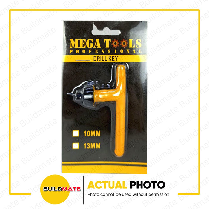 MEGA Drill Key 10mm | 13mm Rubber Grip SOLD PER PIECE •BUILDMATE•