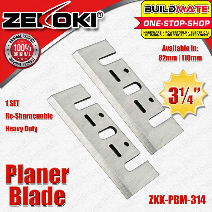 [WITH RUST] CLEARANCE SALE ZEKOKI HSS Resharpenable Planer Blades 82mm | 110mm SOLD PER PIECE •BUILDMATE•