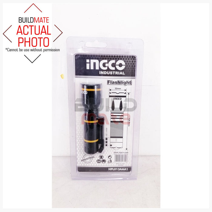 BUILDMATE Ingco Industrial Flashlight 4-18 Hours Drop Resistant 50/150/400 Lumens HCFL186503 • IHT