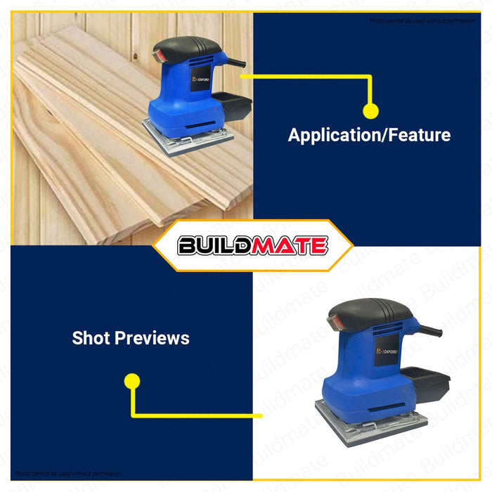 OXFORD ENGLAND Finish Palm Sander 240W OXFS-108 •BUILDMATE•