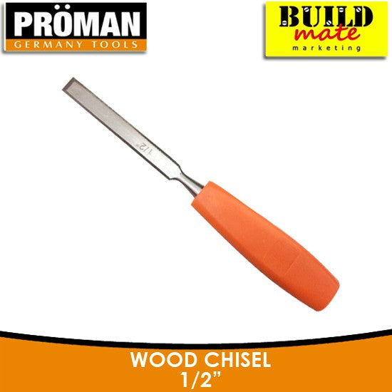 Proman Wood Chisel 1/2" •BUILDMATE•