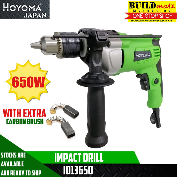 Hoyoma Impact Drill 650W ID13650 NEW ARRIVAL! •BUILDMATE• HYMPT