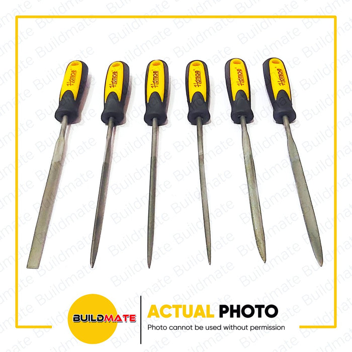Need A File Set HOTECHE Needle File Set 6 PCS SET 403006 •BUILDMATE• — Buildmate