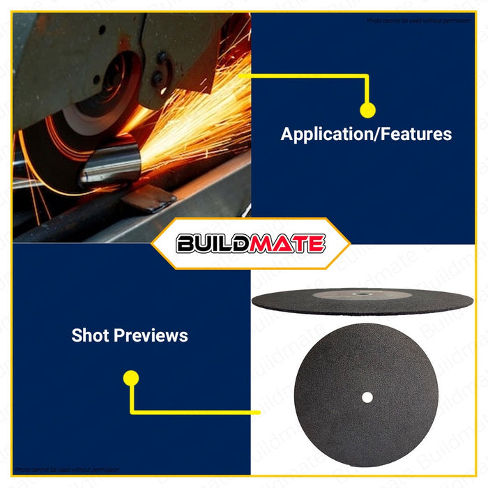 NORTON JAPAN 14" Explorer Ultra Cutting Disc Wheel 356x3x25mm •BUILDMATE•