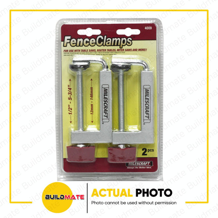MILESCRAFT Fence Clamp #4009 •BUILDMATE•