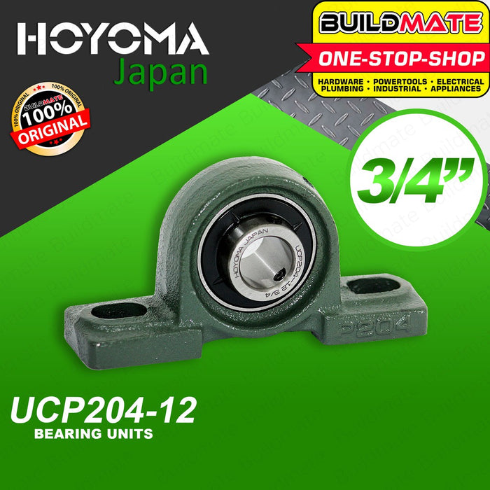 HOYOMA Bearing Units for Shafting Pillow Block 3/4" •BUILDMATE• HYMHT