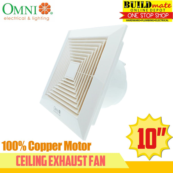 Omni Ceiling Exhaust Fan 10" XFC250-10 •BUILDMATE•