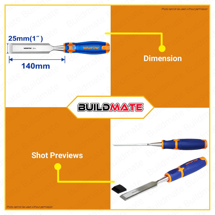WADFOW Wood Chisel 6mm 9mm 12mm 14mm 16mm 19mm 22mm 25mm [SOLD PER PIECE] •BUILDMATE• WHT