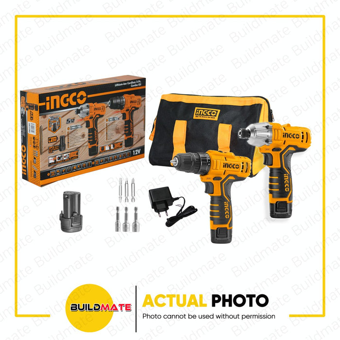INGCO Lithium-Ion Cordless Drill and Driver 12V CKLI1201 •BUILDMATE• ICPT
