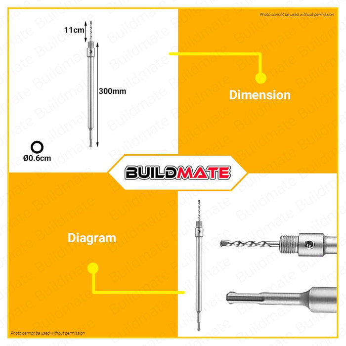 INGCO SDS PLUS Adaptor HCBA13501 •BUILDMATE• IHT
