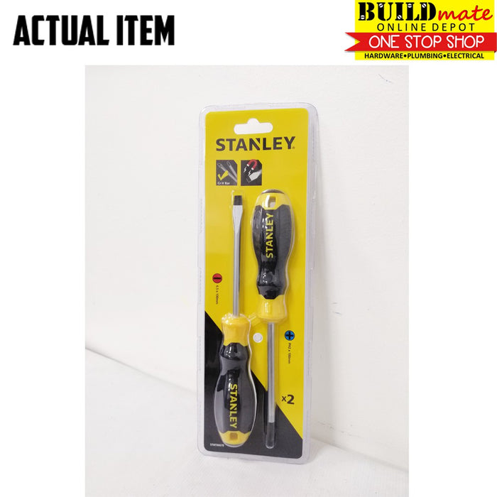 STANLEY Cushion Grip Magnetic Tip Screwdriver 2PCS/SET 66670 SHT