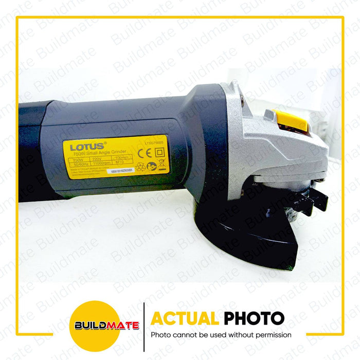 LOTUS Professional Angle Grinder Slider Switch 4" 750W LTSG7500S +FREE DISC •BUILDMATE• LPT LUTOS