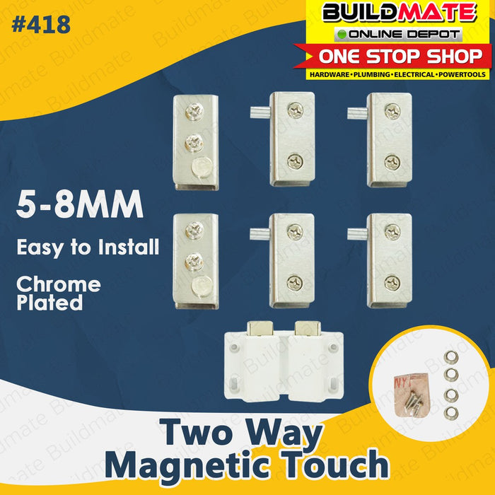 Two Way Magnetic Touch Chrome Plated 5-8mm #418 •BUILDMATE•