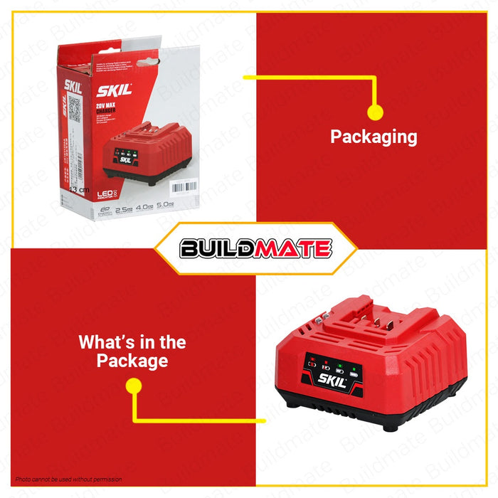 SKIL Battery Charger 20V CR1E122AA •BUILDMATE•