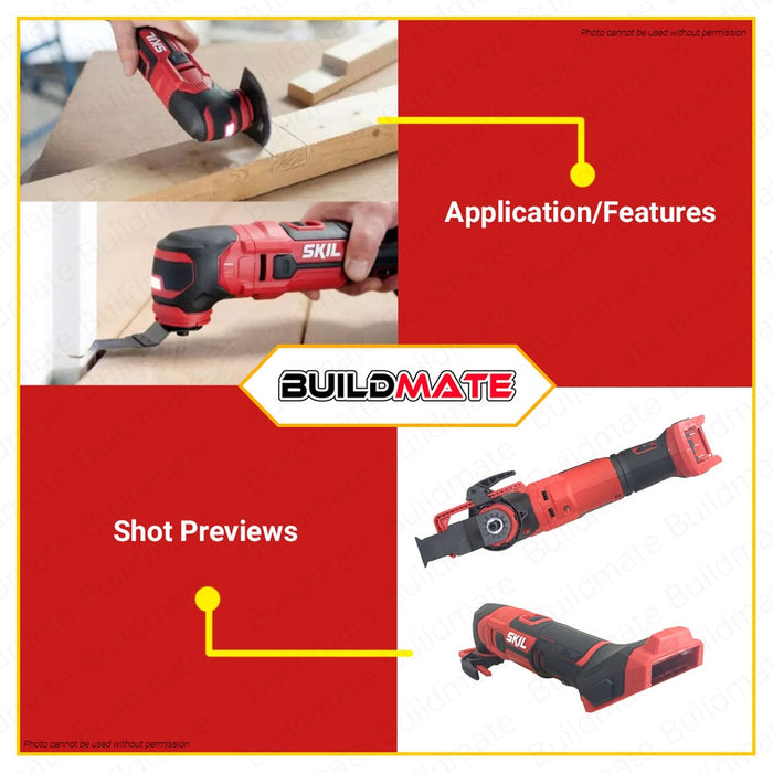 SKIL Multi-Function Oscillating Tool 20V MF1E3620CA BARE UNIT ONLY •BUILDMATE•